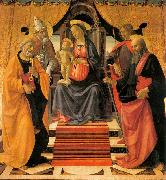 Madonna and Child Enthroned with Saints GHIRLANDAIO, Domenico